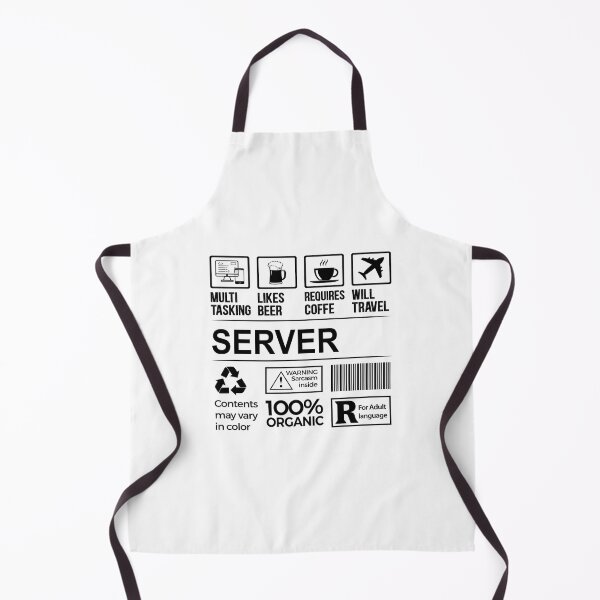 Item preview, Server T Shirt, MultiTasking Certified Job Gift Item, Job Profession,Mens Womens Girls Dad, Server Christmas Birthday Gift designed and sold by xlnv.
