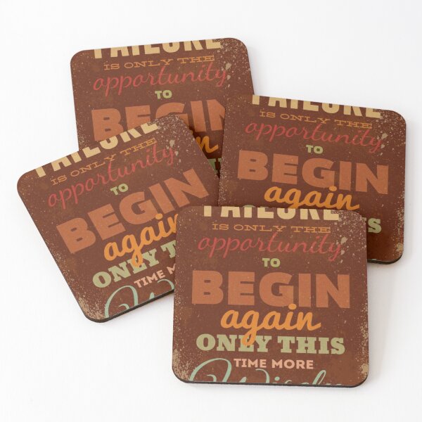Item preview, failure is only the opportunity to begin again only this time more wisely designed and sold by Uzma Mahyudin.