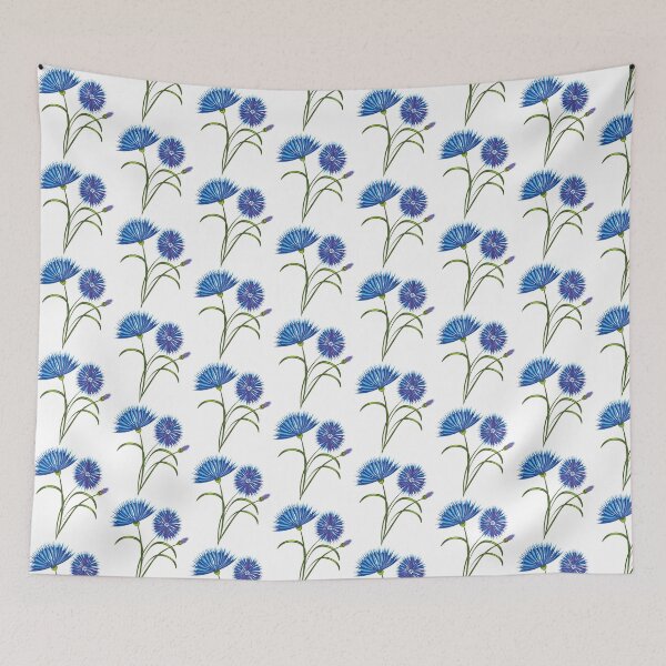Item preview, Vector image of a cornflower flower  designed and sold by sv-yur-0309.