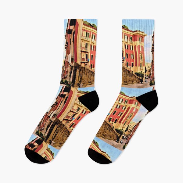 Item preview, Napoli street impressionism picture, Italy designed and sold by nikstol.