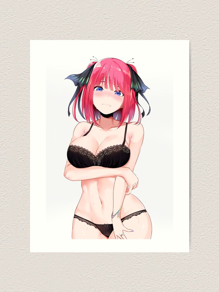 Sexy Nino Nakano Lewd Tits Bikini Panties The Quintessential Quintuplets TQQ Hentai Anime Girl