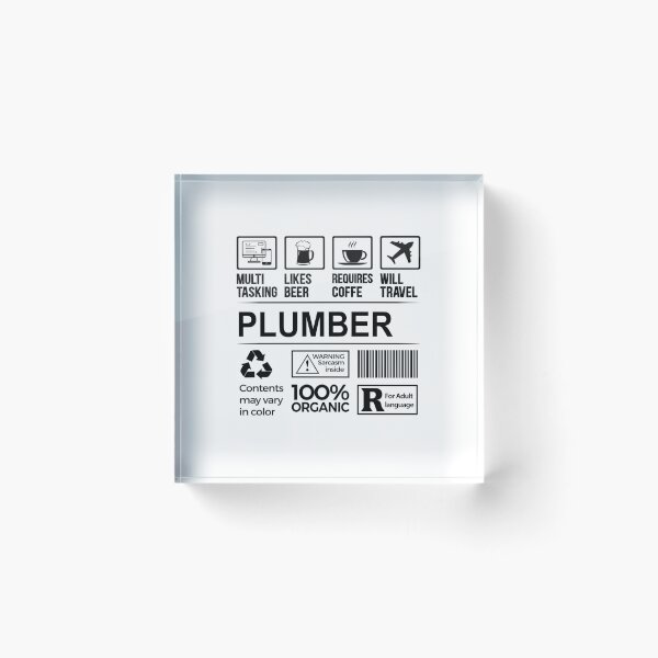 Item preview, Plumber T Shirt, MultiTasking Certified Job Gift Item, Job Profession,Mens Womens Girls Dad, Plumber Christmas Birthday Gift designed and sold by xlnv.