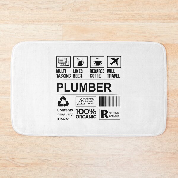 Item preview, Plumber T Shirt, MultiTasking Certified Job Gift Item, Job Profession,Mens Womens Girls Dad, Plumber Christmas Birthday Gift designed and sold by xlnv.
