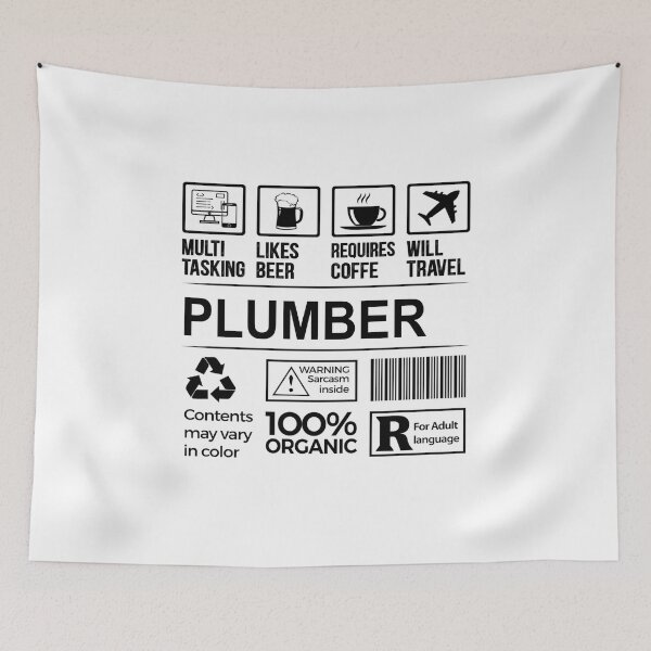 Item preview, Plumber T Shirt, MultiTasking Certified Job Gift Item, Job Profession,Mens Womens Girls Dad, Plumber Christmas Birthday Gift designed and sold by xlnv.