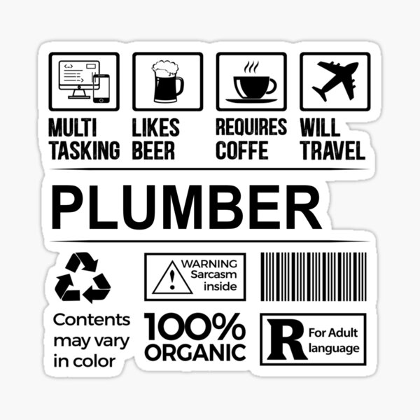 Item preview, Plumber T Shirt, MultiTasking Certified Job Gift Item, Job Profession,Mens Womens Girls Dad, Plumber Christmas Birthday Gift designed and sold by xlnv.