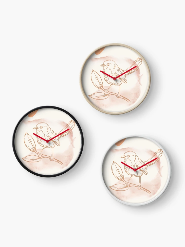 Thumbnail 3 of 4, Clock, Birdy designed and sold by VisualSimple.