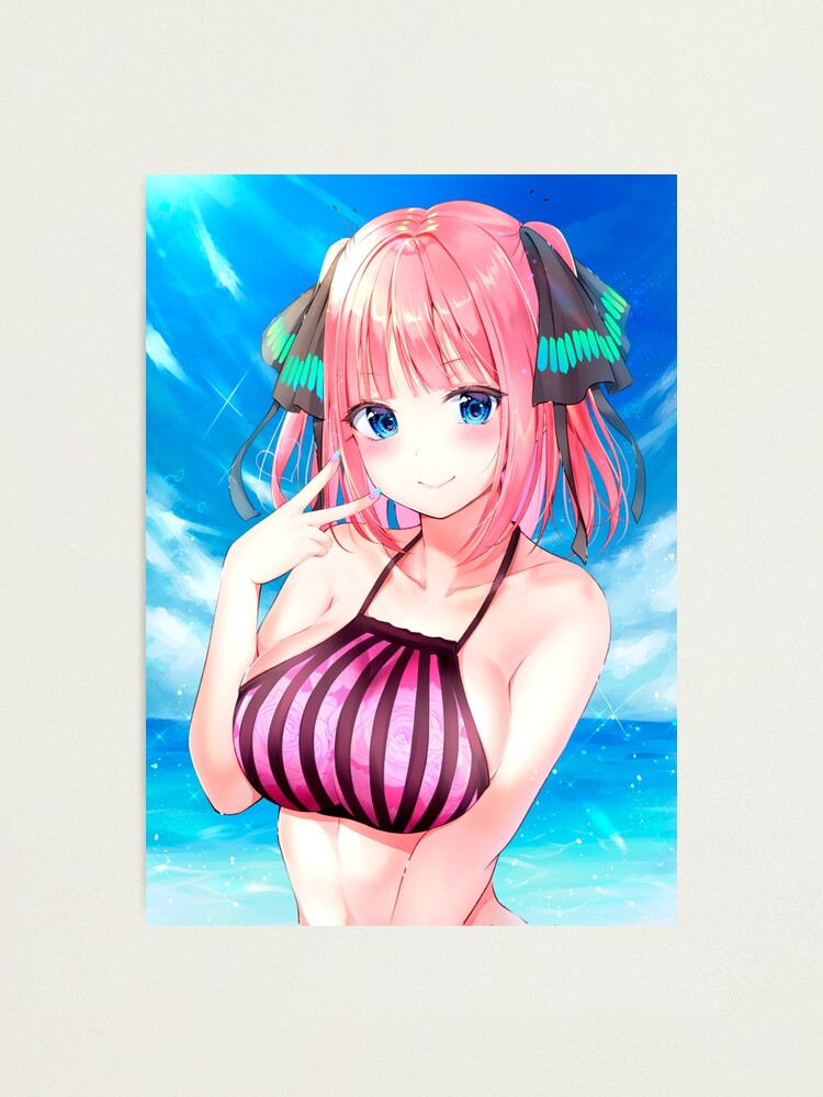 Sexy Nino Nakano Lewd Tits Bikini Panties The Quintessential Quintuplets TQQ Hentai Anime Girl