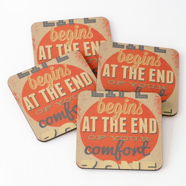 Item preview, life begins at the end of your comfort zone designed and sold by Uzma Mahyudin.