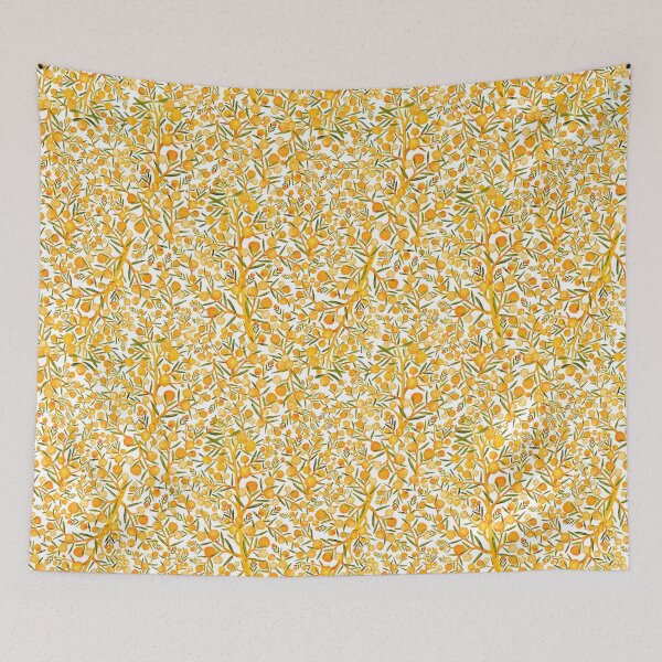 Item preview, Watercolor Wattle Fields  - Yellow Colour Palette designed and sold by Sketchbook Designs.