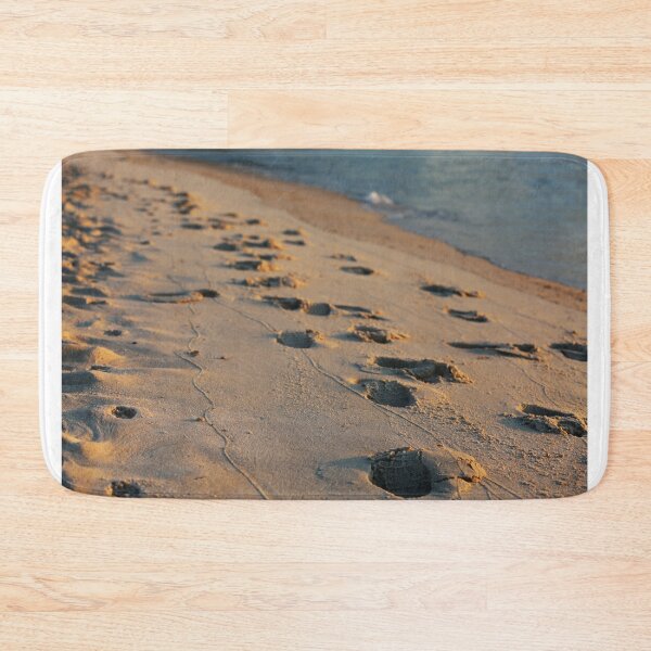 Item preview, Footprints on the sand in Chatham, Cape Cod designed and sold by BarleyClover.