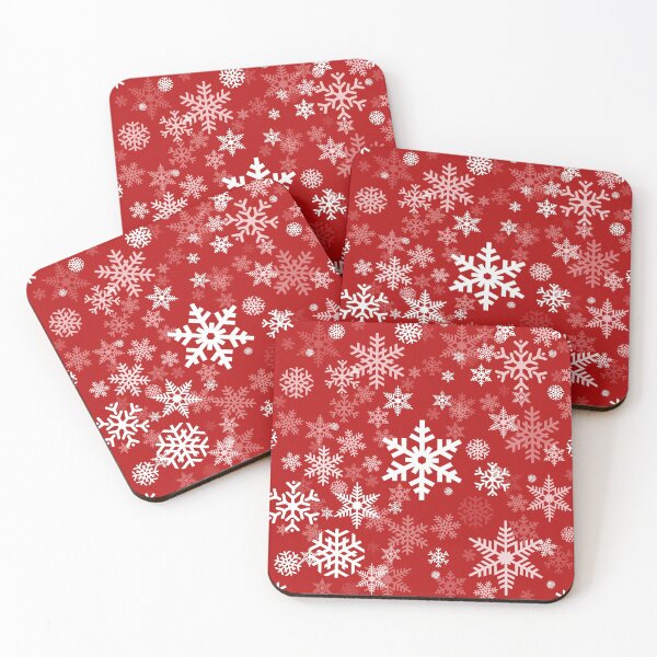 Item preview, Snowflakes Pattern in Red designed and sold by Garaga.