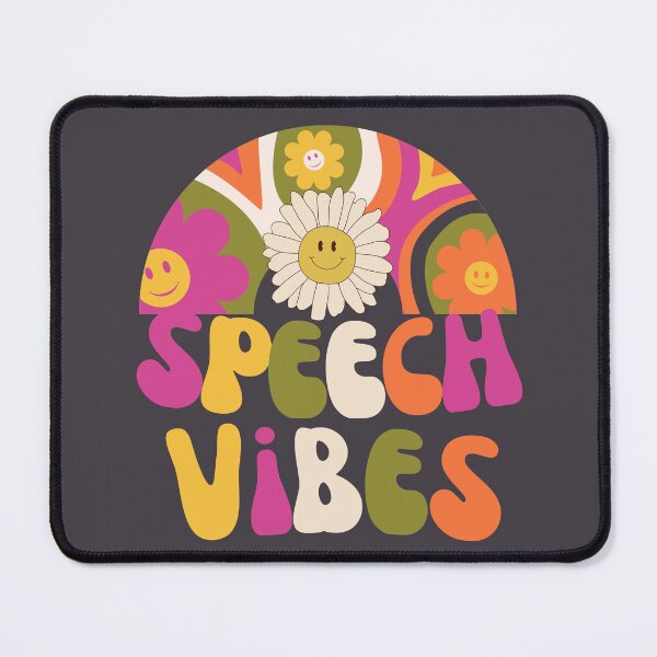 Artikelvorschau, Sprachpathologie SLP Pathologe Speechie Vibes Retro entworfen und verkauft von SunfullyYours.
