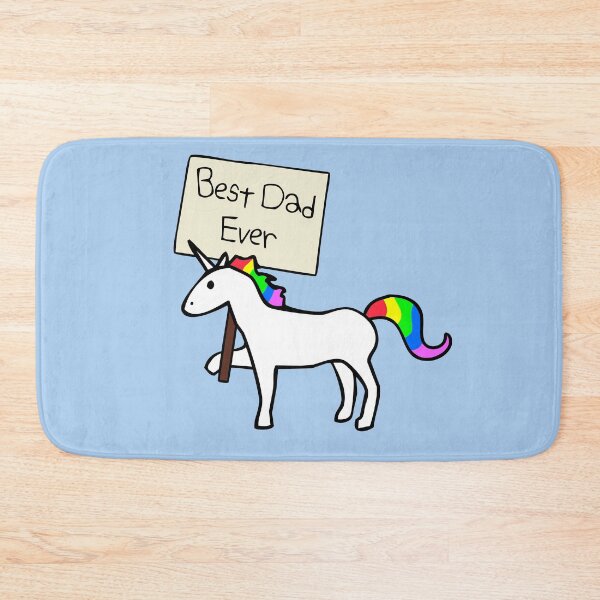Item preview, Best Dad Ever Unicorn designed and sold by jezkemp.