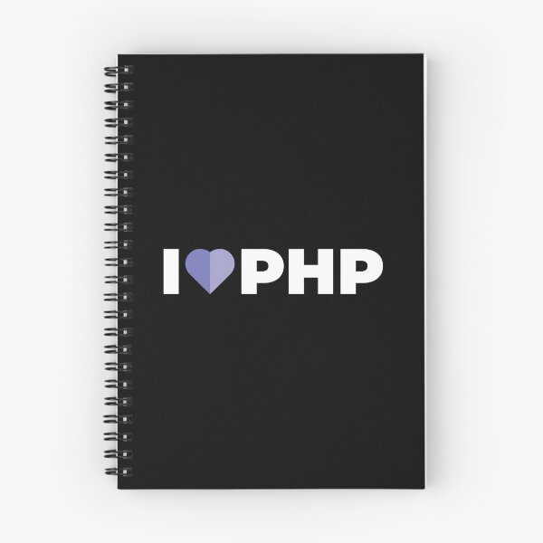 Aperçu de l'œuvre I Love / Heart PHP - Pour les programmeurs / codeurs / développeurs PHP créée et vendue par ItsRainingPxls.