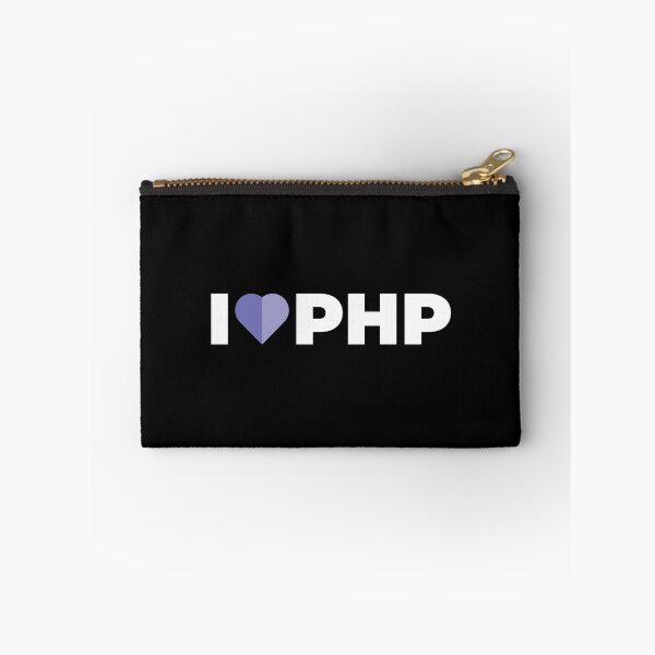 Aperçu de l'œuvre I Love / Heart PHP - Pour les programmeurs / codeurs / développeurs PHP créée et vendue par ItsRainingPxls.