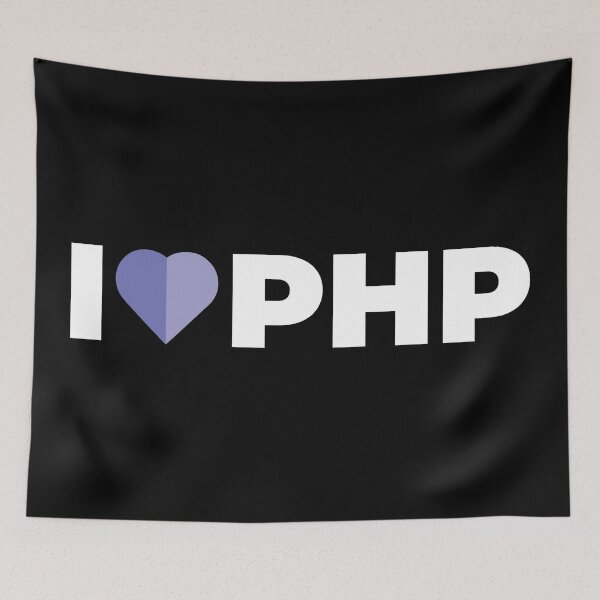 Item preview, I Love / Heart PHP - For PHP Programmers / Coders / Developers designed and sold by ItsRainingPxls.