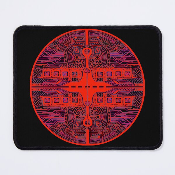 Item preview, Red&Purple Vortex Circle designed and sold by createVisions.