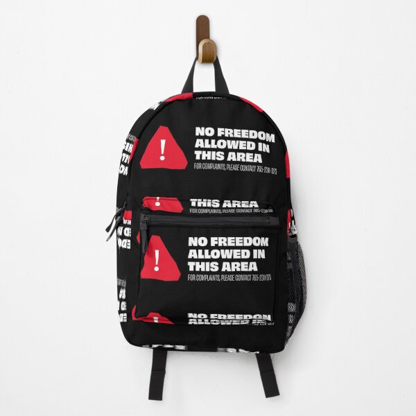 Item preview, No Freedom Allowed in This Area - English designed and sold by Artivism | ارتيڤيزم.