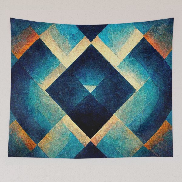 Item preview, Geo pattern in color designed and sold by GabrielMadrasse.