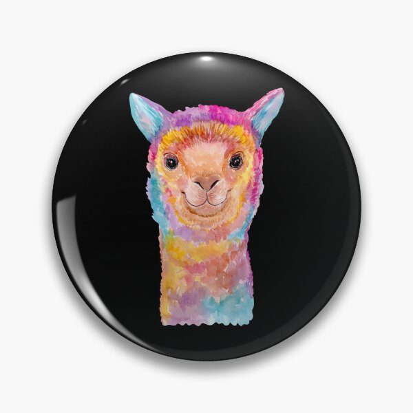Item preview, Rainbow Llama designed and sold by PotluckPrints.