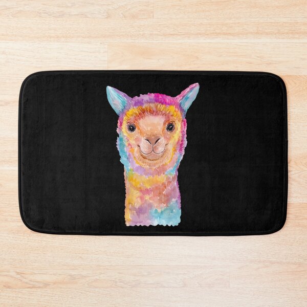 Item preview, Rainbow Llama designed and sold by PotluckPrints.