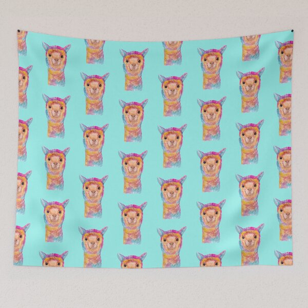 Item preview, Rainbow Llama designed and sold by PotluckPrints.