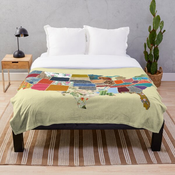 Item preview, Patchwork Map of America designed and sold by luckylucy.