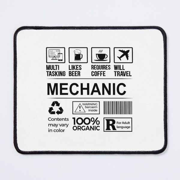 Item preview, Mechanic T Shirt, MultiTasking Certified Job Gift Item, Job Profession,Mens Womens Girls Dad, Mechanic Christmas Birthday Gift designed and sold by xlnv.
