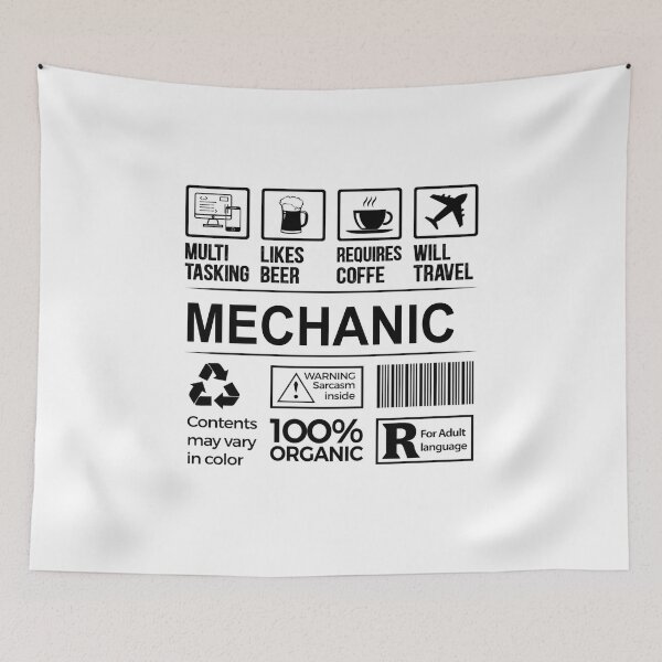 Item preview, Mechanic T Shirt, MultiTasking Certified Job Gift Item, Job Profession,Mens Womens Girls Dad, Mechanic Christmas Birthday Gift designed and sold by xlnv.