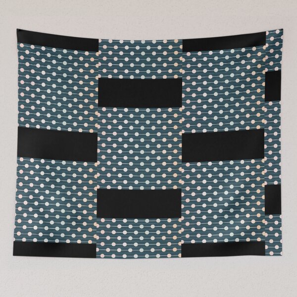 Item preview, Dots and lines - blue background Phone  designed and sold by JenniferP92019.