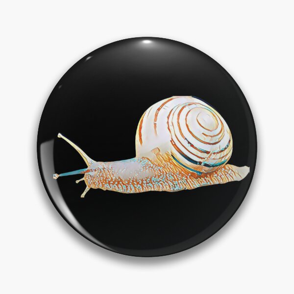 Item preview, Bronze Teal Funky Spotted Snail Art 6 designed and sold by Cawaiico.