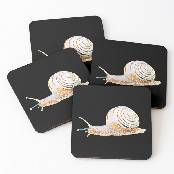 Item preview, Bronze Teal Funky Spotted Snail Art 6 designed and sold by Cawaiico.