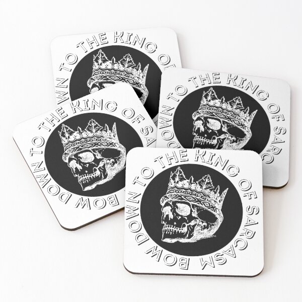 Item preview, Cool Skull With Crown Design, King Of Sarcasm. designed and sold by GarnersDesigns.