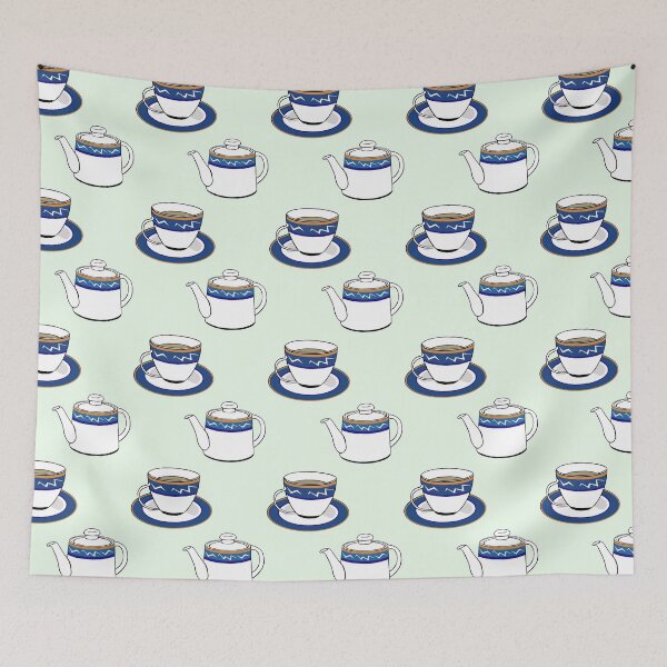 Item preview, Tea Cup Print designed and sold by luckylucy.