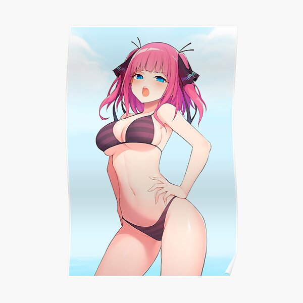 Sexy Nino Nakano Lewd Tits Bikini Panties The Quintessential Quintuplets Tqq Hentai Anime Girl