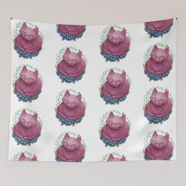 Item preview, Woodland Berry Cat designed and sold by Anne Pennypacker.