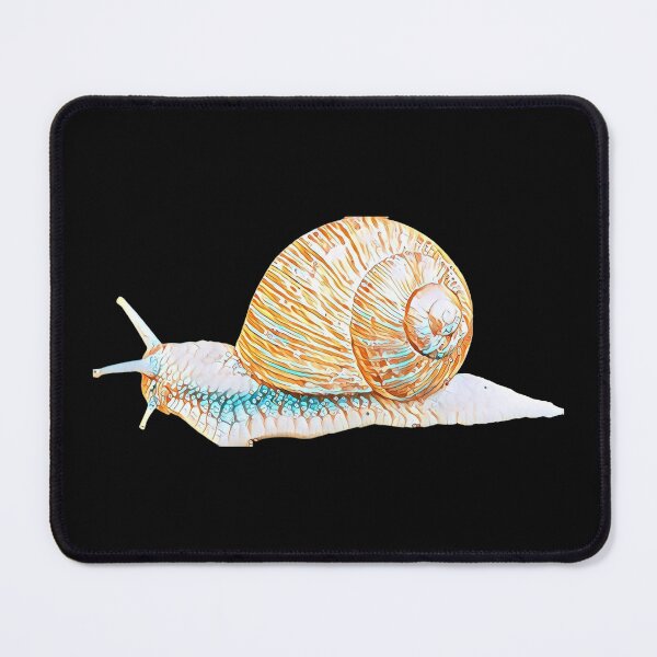Item preview, Bronze Teal Funky Spotted Snail Art 7 designed and sold by Cawaiico.
