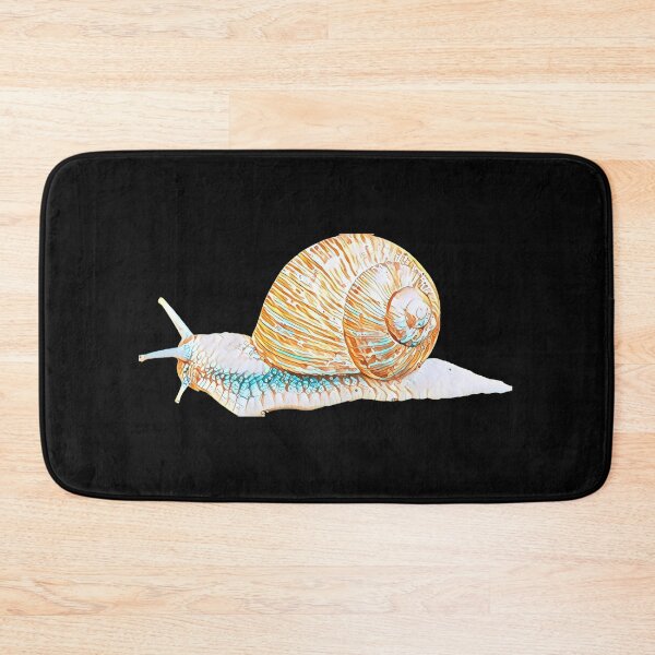 Item preview, Bronze Teal Funky Spotted Snail Art 7 designed and sold by Cawaiico.