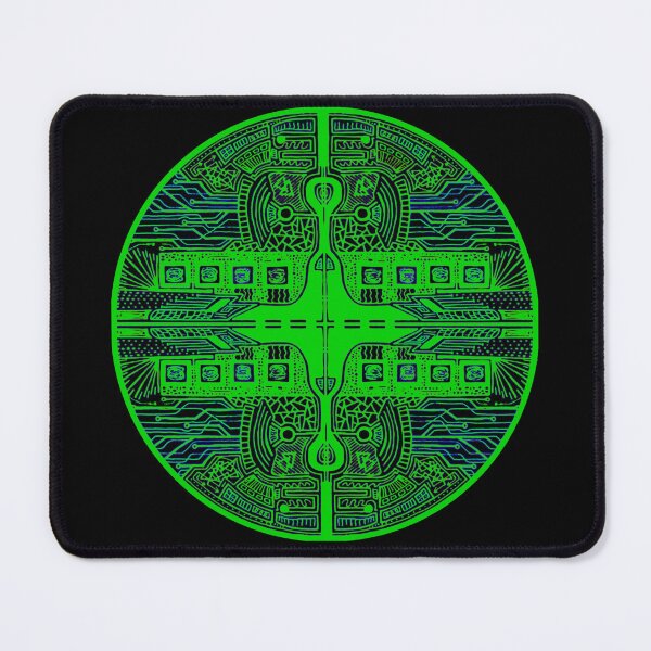 Item preview, Green&Blue Vortex Circle designed and sold by createVisions.