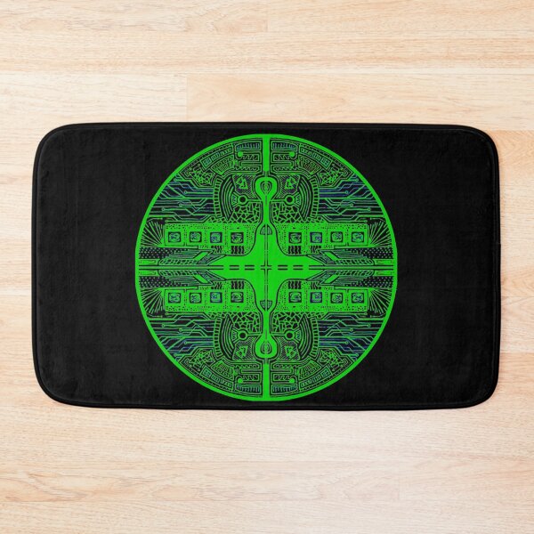Item preview, Green&Blue Vortex Circle designed and sold by createVisions.
