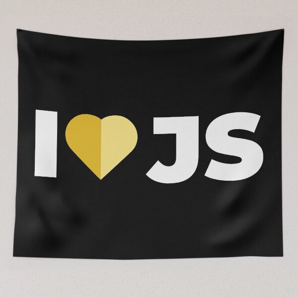 Item preview, I Love / Heart Js (Javascript) - For Javascript Programmers / Coders / Developers designed and sold by ItsRainingPxls.