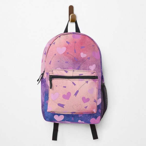 Item preview, Love Heart Arrow Pattern | Galaxy Watercolour Background designed and sold by LifeAndWonder.