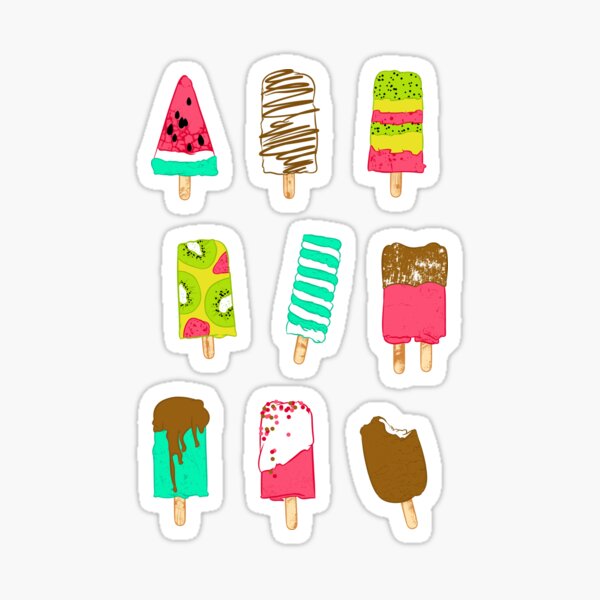 Ice Cream Time Sticker