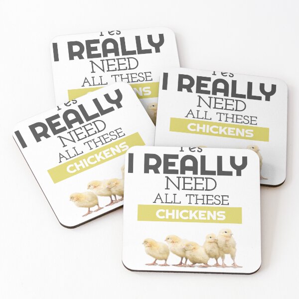 Item preview, Yes I Really Do Need All These Chickens designed and sold by Zakaria-4.