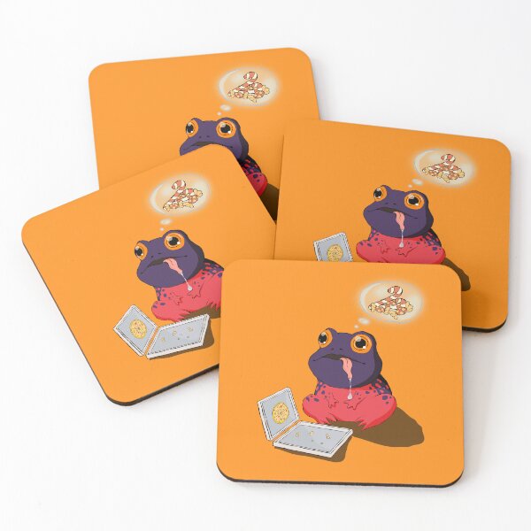 Item preview, Time for dessert - Candy hungry frog designed and sold by nocturnalshop.