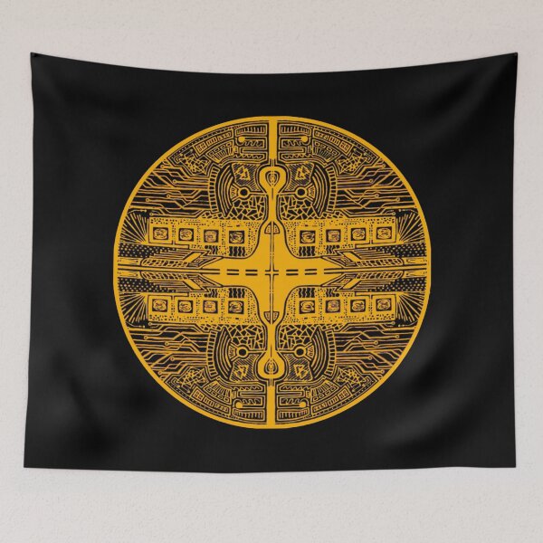 Item preview, Orange Vortex Circle designed and sold by createVisions.