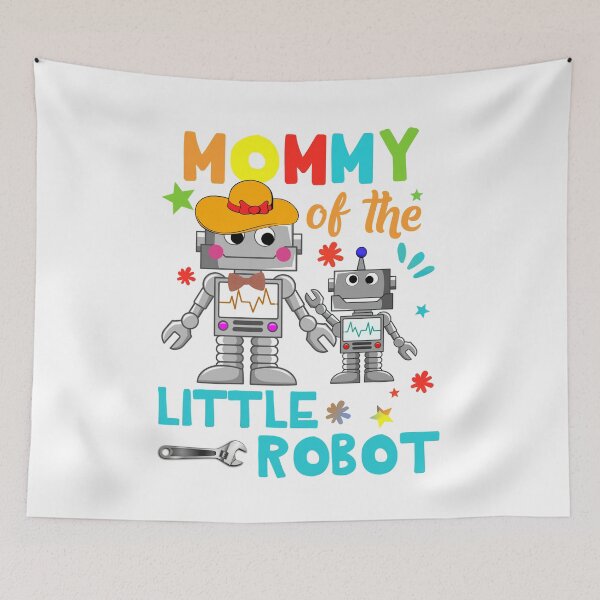 Item preview, Mommy Of Little Robot Birthday Family Shirts Matching designed and sold by FamilyShirt4U.
