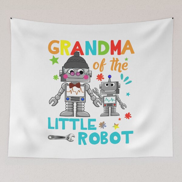 Item preview, Grandma Of Little Robot Birthday Family Shirts Matching designed and sold by FamilyShirt4U.