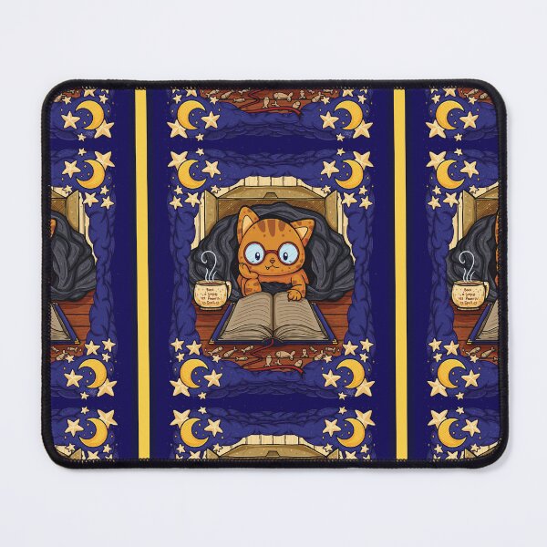 Item preview, Cozy Cat in A Blanket with Book Line Art Pattern designed and sold by ZaryaKiqo.