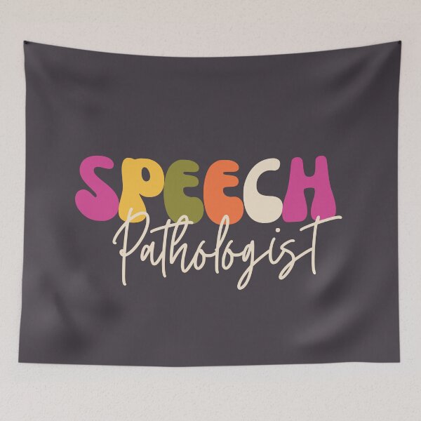Aperçu de l'œuvre Orthophonie Pathologiste SLP Speechie Vibes Retro créée et vendue par SunfullyYours.